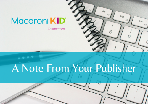 A note from the publisher