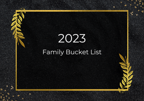 2023 family bucket list