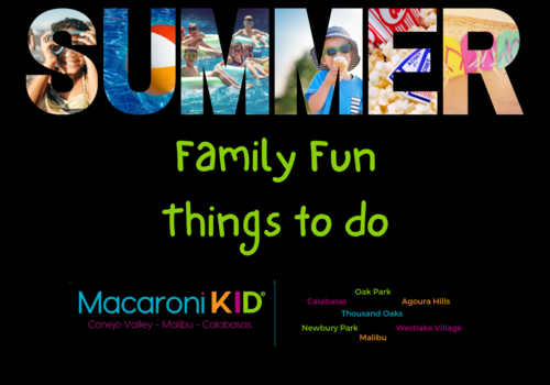 Family Fun Things to do Summer 