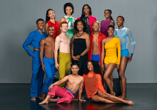 The dance group posing together - Ailey II
