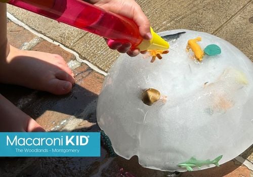 Here’s an easy and entertaining toddler activity that will keep them cool and engaged for hours: the Ice Block Rescue game!