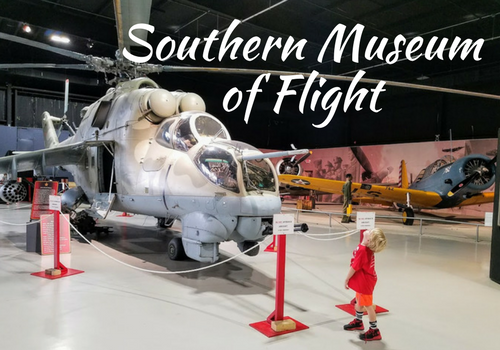Exploring the exhibits at the Southern Museum of Flight