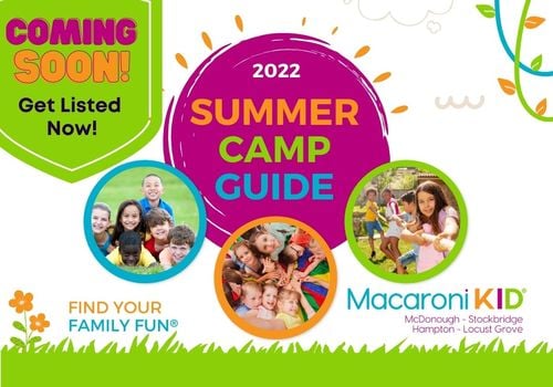 Cover page for camp advertising