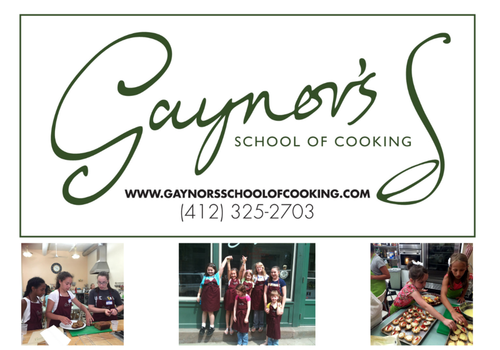 Gaynor's School of Cooking 2021 summer camp options in Pittsburgh for kids