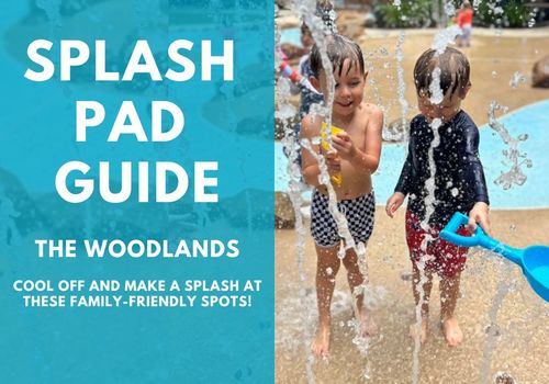 splash pad guide water park in the woodlands Montgomery texas local things to do for families kids