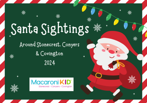 Santa Sightings 2024 around Stonecrest, Conyers and Covington Georgia