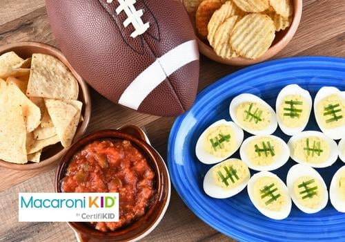 Football Deviled Eggs