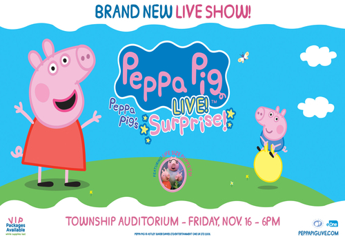 Peppa Pig Live! Surprise! Comes to Columbia SC in November