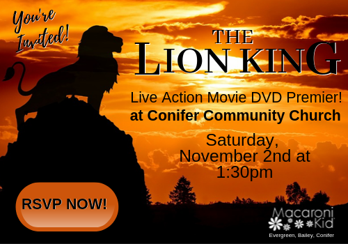 MacKid Lion King Live Action Movie DVD Premier