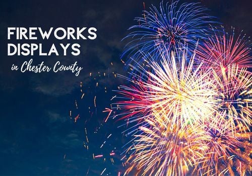 Fireworkds displays in Chester County