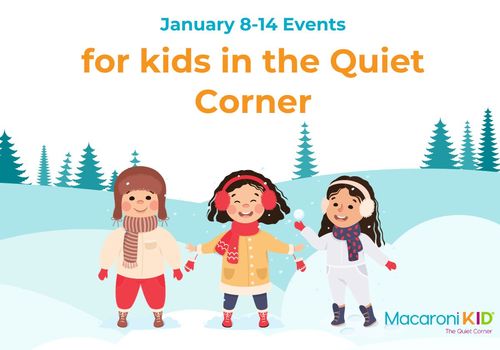 Joyful Winter Wonderland: Three Children in Snow Gear Playing and Singing Amidst Cartoon-Style Trees
