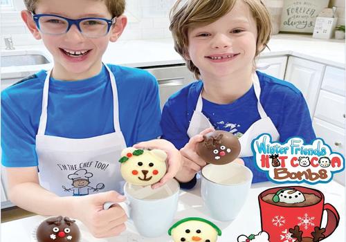 Winter Friends Hot Cocoa bombs