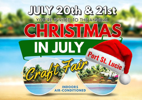 2024 Christmas in July flyer