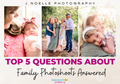 Multiple Family Photos with neutral background