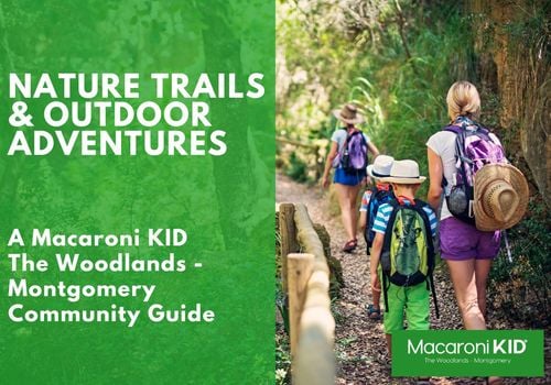 Nature Trail Hiking Outdoor Adventure Guide The Woodlands Texas Montgomery Family Kids