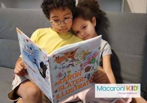 Children reading Aaron Slater: Illustrator