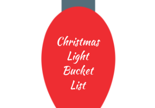 Christmas Light Bucket List for Sacramento and surrounding areas