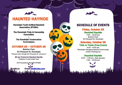 Haunted Hayride and Trunk or Treat in Randolph MA