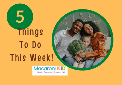 5 Things to do this week! Family smiling.