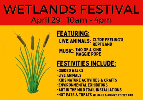 Wetlands Festival on April 29