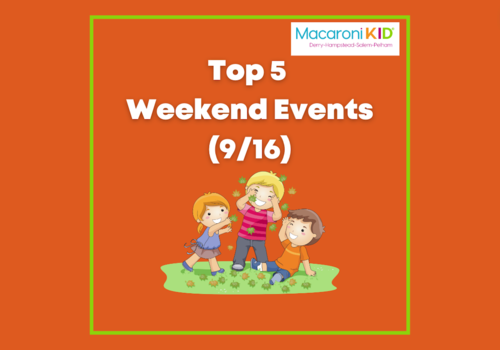 Top 5 Weekend Events - Nashua (9/16)