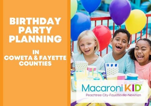 Birthday Party Guide Coweta Fayette