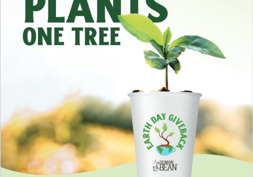 Earth Day One Drink Plants One Tree Human Bean