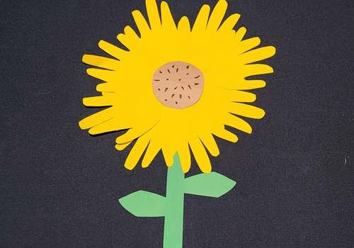 Help Your Child Make Someone's Day with this DIY Handprint Flower Card