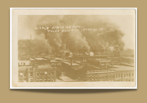 1921 Tulsa Race Massacre image from the Smithsonian