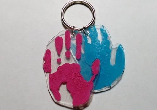 Handprint Keychain for Mother's Day