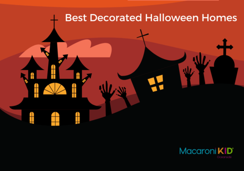 Halloween, decorated, houses