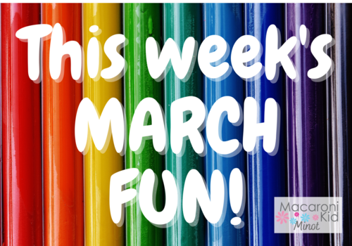 This Week's March Fun on Pencil Background