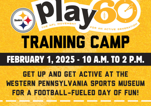 Western PA Sports Museum Play 60 NFL Movement Training Camp Pittsburgh 