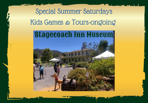Special Summer Saturdays: Kids Games and Tours-ongoing at Stagecoach Inn Museum, Newbury Park, CA .  Photo of Stagecoach Inn Museum