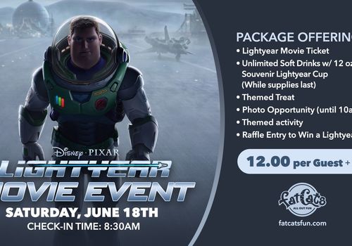 Lightyear Movie Event happening at Fat Cats Gilbert