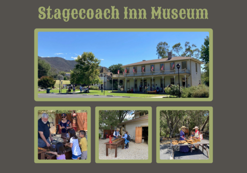 Stagecoach Inn Museum panning for gold