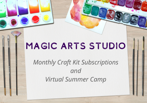 Magic Arts Studio Monthly Craft Kit Subscriptions and Virtual Summer Camp
