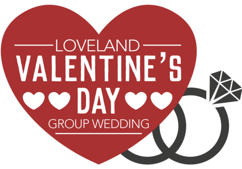 Loveland Valentine's Day group Wedding
