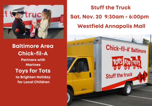Chick-fil-A Stuff the Truck for Toys for Tots