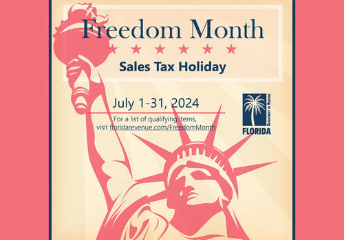 Florida 2024 Freedom Month Sales Tax Holiday