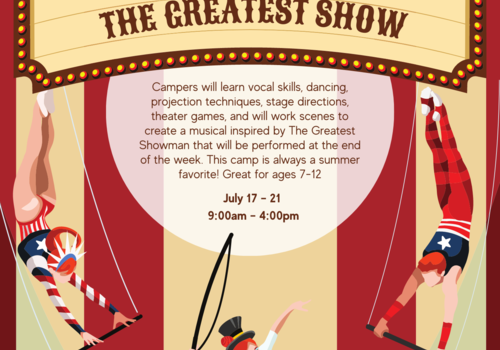 Red Illustrated Welcome Circus Performance Story Childrens Book Cover.png