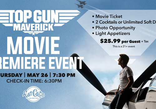 Movie Premiere Event - Top Gun at FatCats - Fun Date Night!