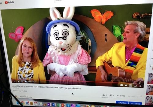 Virtual Visit with the Easter Bunny with the Gardens Mall