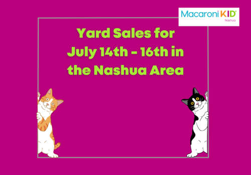Yard Sales for Nashua July 14th - 16th