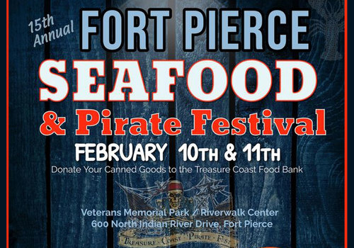2024 Fort Pierce Seafood & Pirate Festival Flyer