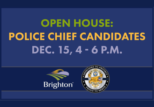 Chief Of Police Candidate Open House 2022