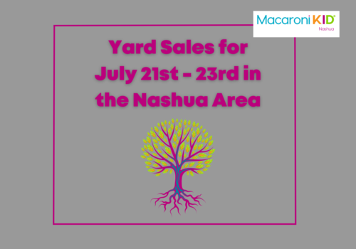 Nashua Yard Sales July 21st - 23rd