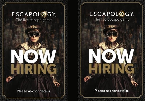 Escapology Holmdel Now Hiring 2022