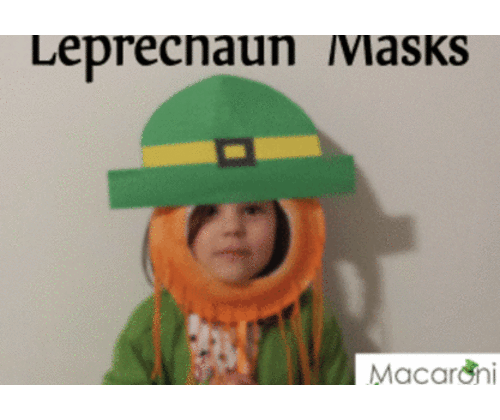 Leprechaun Masks - St. Patrick's Day Craft