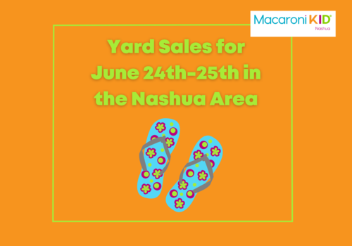 Nashua Yard Sales June 24th-25th